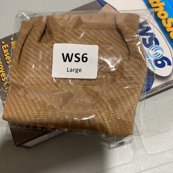 Orthosleeve WS6 compression wrist sleeve in natural - Picture 5 of 5